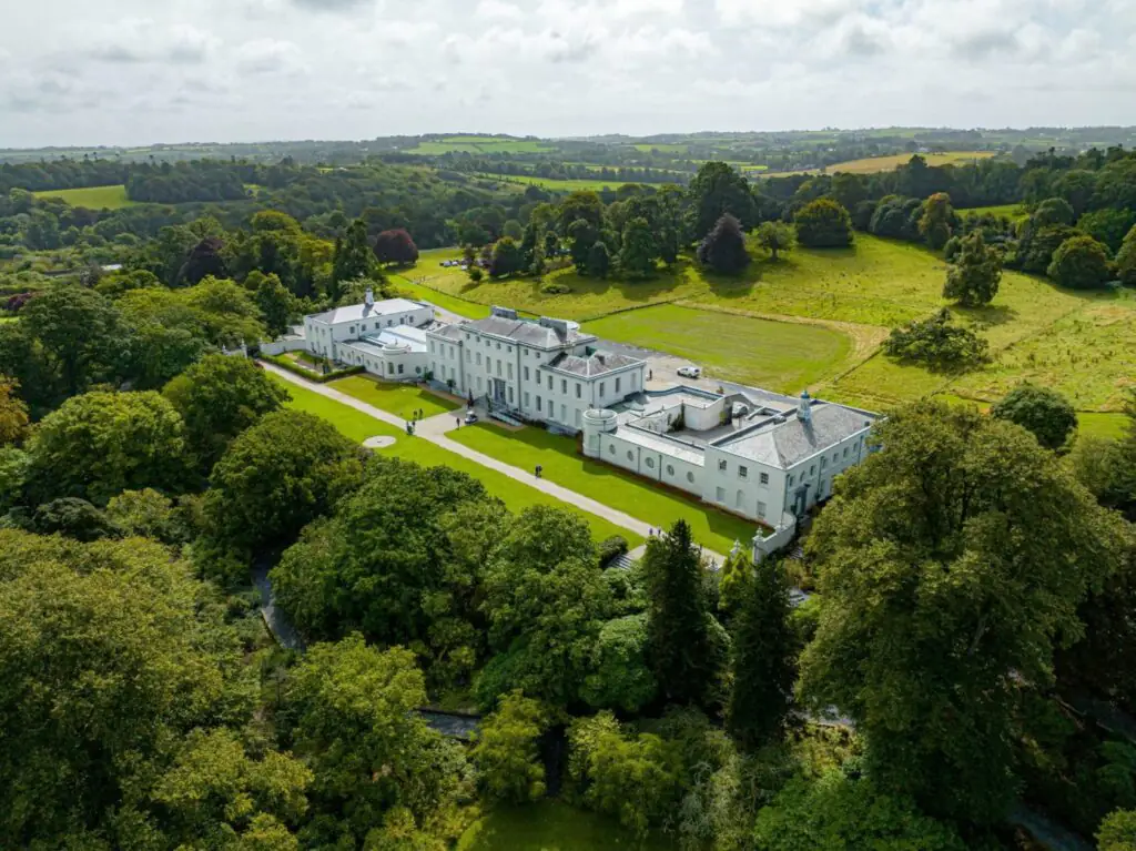 Mount Congreve Gardens Waterford Luxurious countryside hotel with expansive gardens, surrounded by lush greenery. Ideal for a tranquil, scenic getaway.